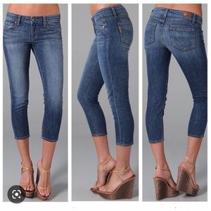 🎉HP🎉 Paige Roxbury Distressed Cropped Skinny Jeans 27